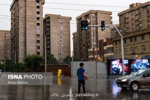 بالا آمدن سطح آب و آب گرفتگی معابر در تهران