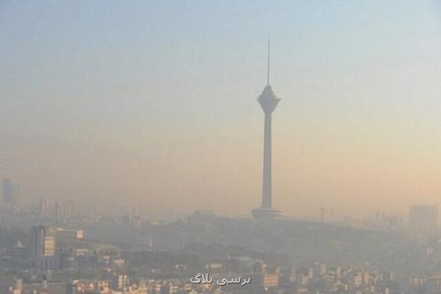 هشدار نارنجی هواشناسی نسبت به ادامه آلودگی هوای تهران و کرج