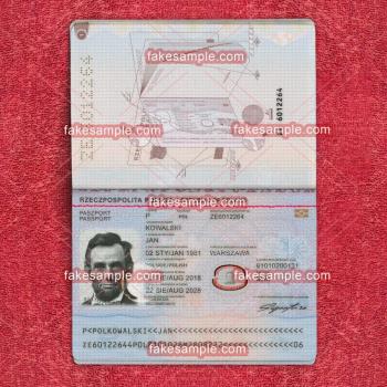 Russia Passport Fake Template