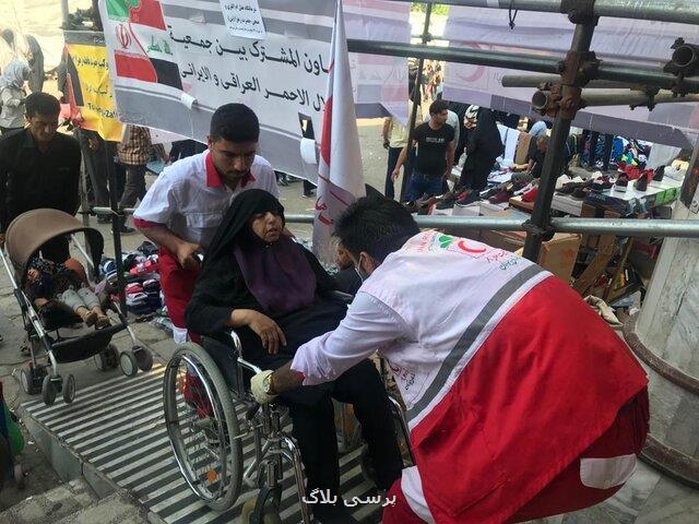 ارائه خدمت درمانی هلال احمر به یك میلیون و ۸۰۷ هزار زائر در اربعین امسال