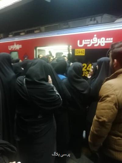 جابه جایی سه میلیون عزادار شهید سلیمانی با مترو