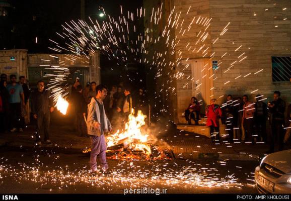 درخواست آتش نشانی از شهروندان در ساعات آغازین مراسم چهارشنبه سوری